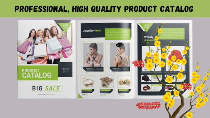 Gig Preview - Design product catalog, catalogue, lookbook, retail, magazine layout, brochure