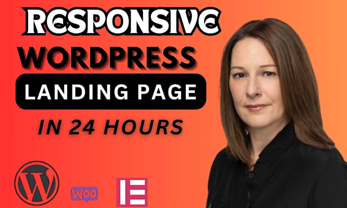 Gig Preview - Design wordpress landing page wordpress bug fix presentation design