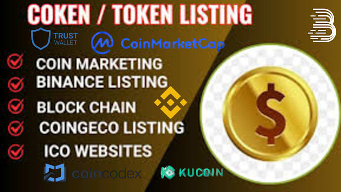 Gig Preview - List your crypto token, coin listing on coinmarketcap, coingecko, binance site