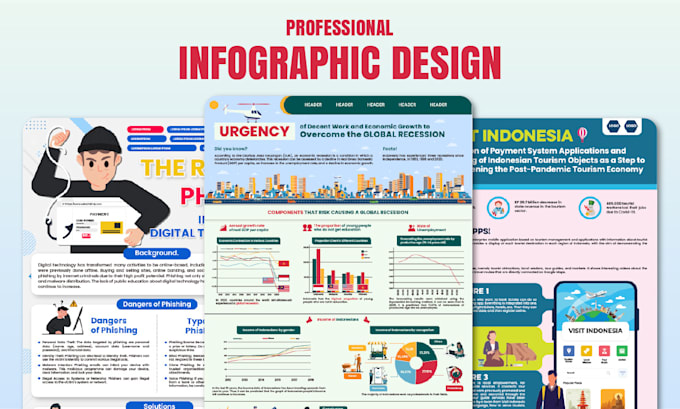 Gig Preview - Design professional and unique infographic