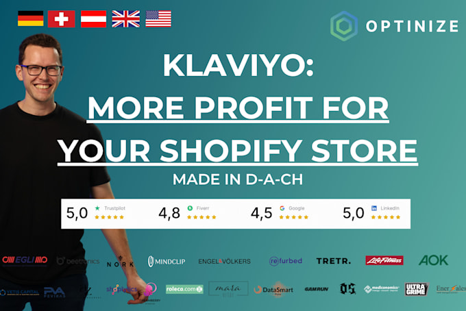 Gig Preview - Our agency will do your shopify email marketing with klaviyo