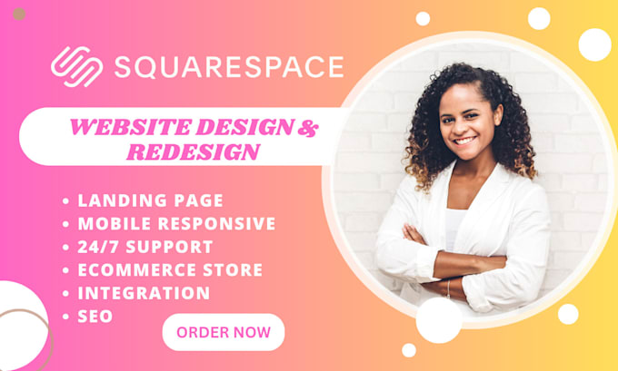 Bestseller - build squarespace website, design, redesign squarespace website development