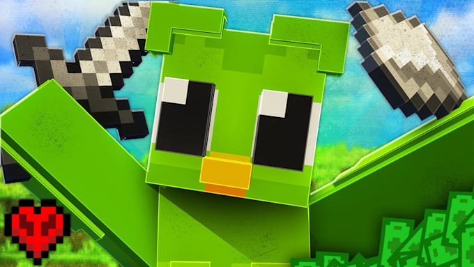 Gig Preview - Do a professional minecraft thumbnails for your youtube videos