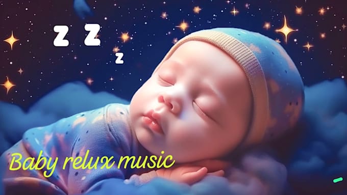 Gig Preview - Create HD lullaby baby sleep music video for youtube with seo