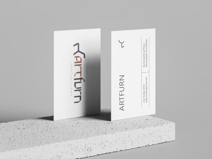 Gig Preview - Create modern minimalist business cards and logo