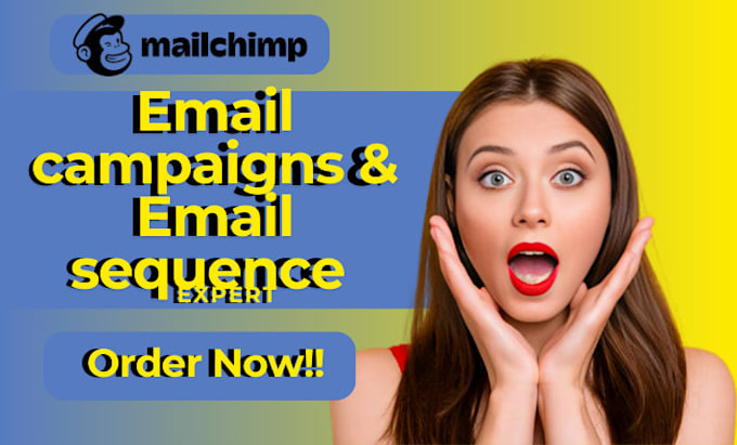 Gig Preview - Design mailchimp email campaigns mailchimp automations email marketing expert