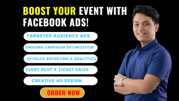 Gig Preview - Create and manage facebook ads for promoting your online or offline event