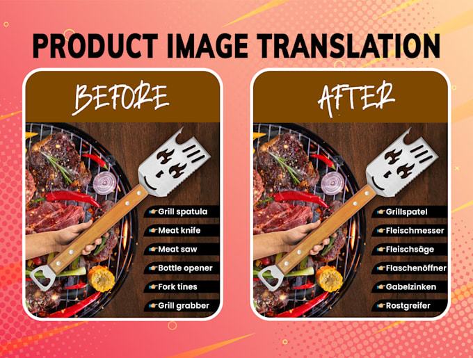 Gig Preview - Translate text on product images into any language