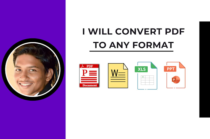 Gig Preview - Convert PDF to word, google docs, power point, typing services