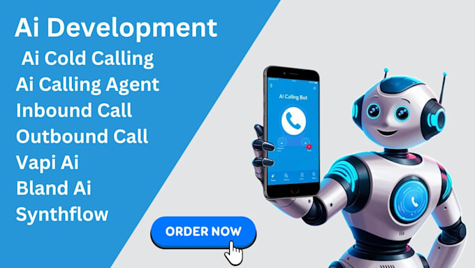 Gig Preview - Create vapi ai calling agent ai cold calling bot ai voice caller vapi bland ai