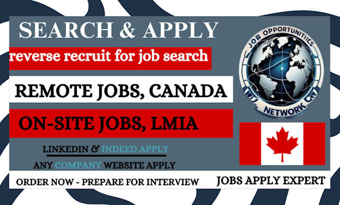 Gig Preview - Apply for lmia job with job offer let, get offer letter visa in canada, research