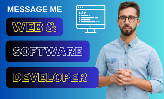 Gig Preview - Be ai software developer full stack web developer do web application development