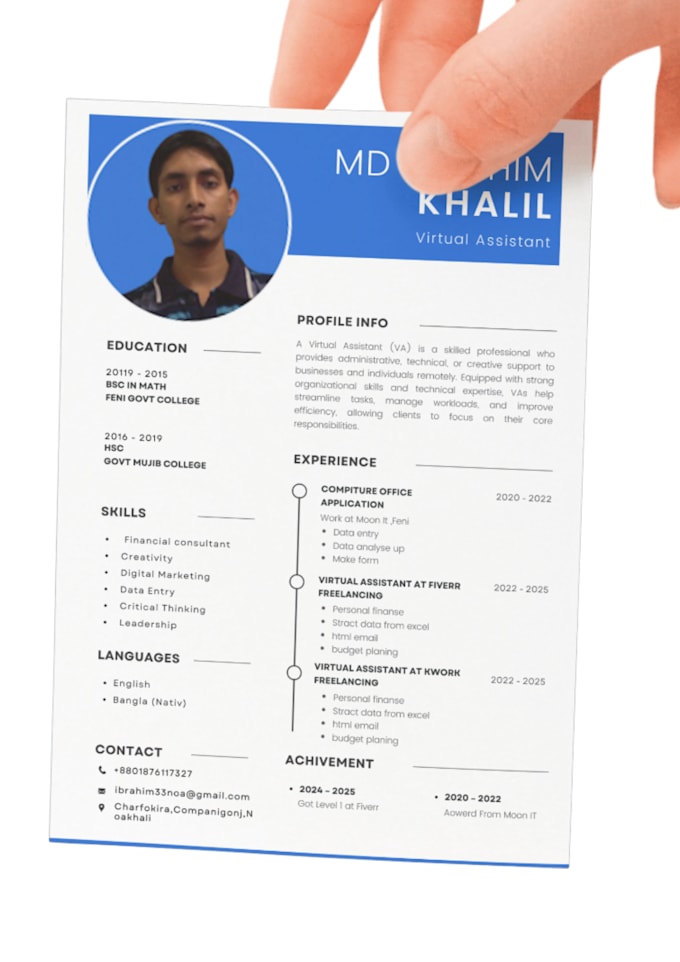 Gig Preview - Design professional resume to your dream job