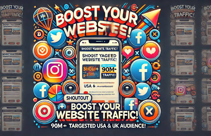 Bestseller - shoutout promote your website link to targeted 90m USA UK ig fb twitter audience