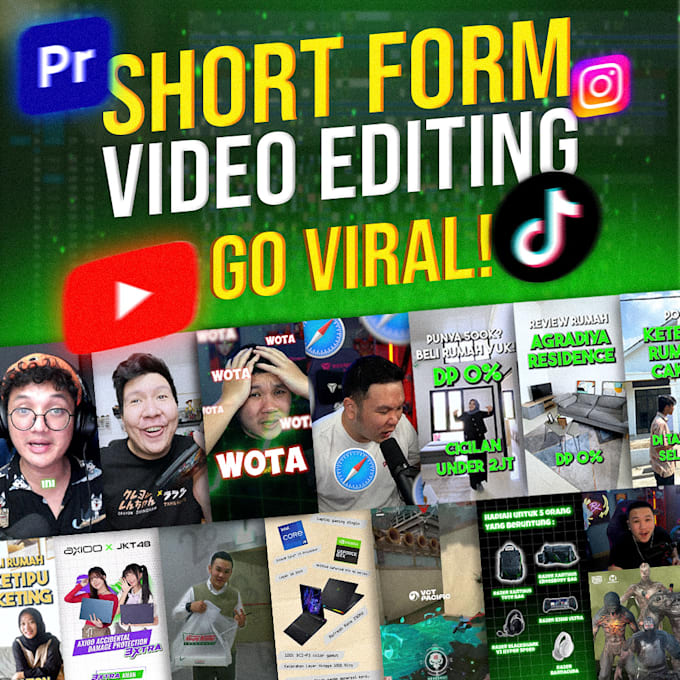 Gig Preview - Do viral tiktok, shorts, reels, ads, video editing