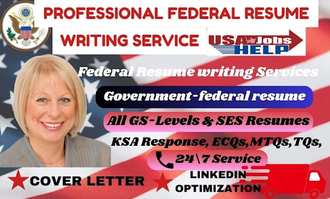 Gig Preview - Write usajobs federal resume writing, military resume, executive resume writing