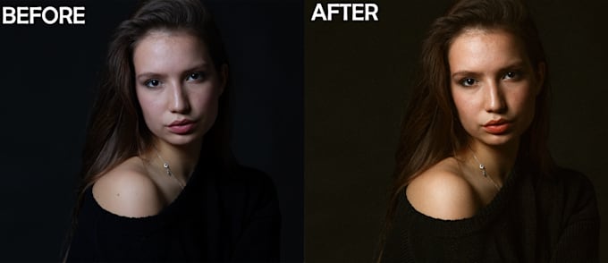 Bestseller - enhance portrait with editing retouch and color correction