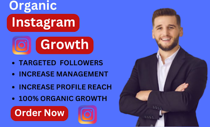 Gig Preview - Do fast organic instagram growth and engagement