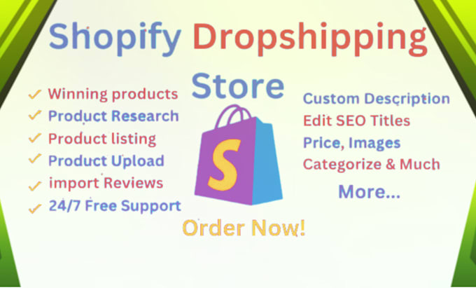 Bestseller - add or upload winning dropshipping products to shopify store