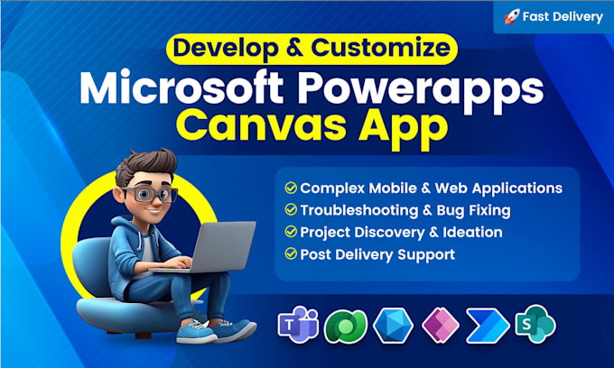 Bestseller - build you a custom app with powerapps