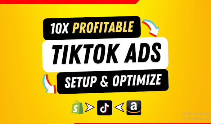 Gig Preview - Run tik tok ads, tik tok ads manager, and tiktok marketing