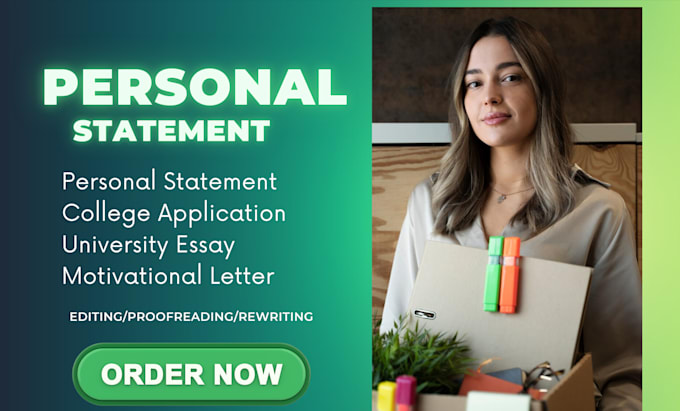 Bestseller - heavily edit your personal statement, admissions essay, statement of purpose