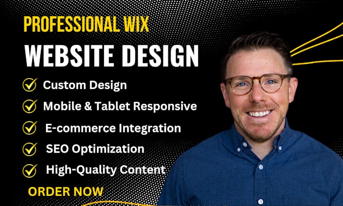 Gig Preview - Design responsive wix website or  business  wix website development