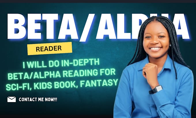 Gig Preview - Do indepth beta reading, alpha reading for your fantasy, sci fiction, kids book