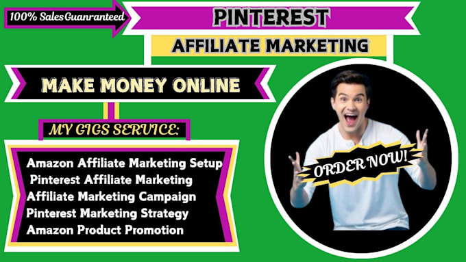 Gig Preview - Setup amazon affiliate marketing pinterest marketing