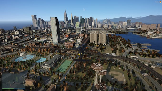 Gig Preview - Custom fivem map, fivem cities, fivem realistic map, nyc map, detroit, la fivem