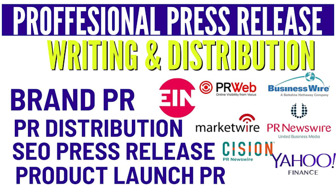 Gig Preview - Craft a compelling press release for your product launch and distribution