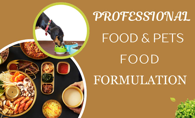 Gig Preview - Be your pet skin care ,pet food and supplement formulation chemist