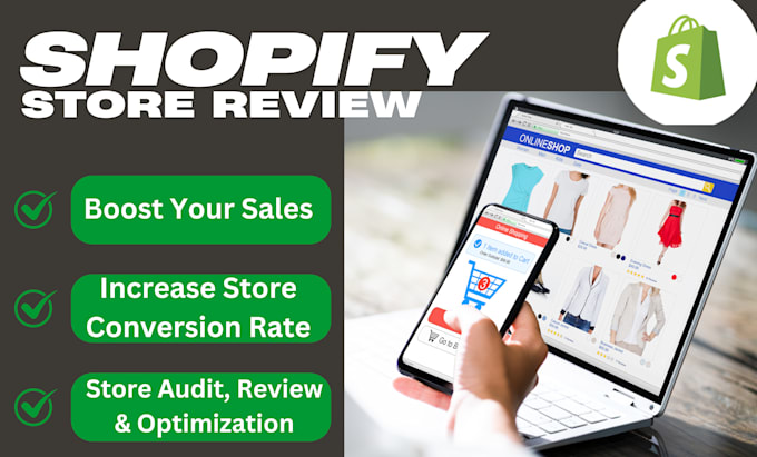 Gig Preview - Audit review optimize your shopify dropshipping store