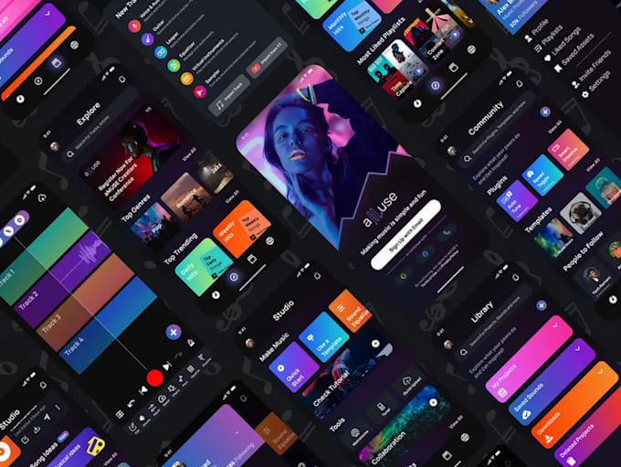 Gig Preview - Ai beat making app, music creation app like logic, integrate into existing app