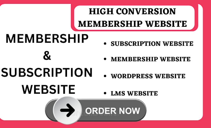 Gig Preview - Build wordpress membership website, subscription website