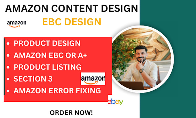 Gig Preview - Fix amazon fba listing error amazon ebc content product design