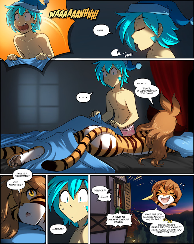 Gig Preview - Commercial nsfw comic page, furry comic page,   erotic comic, nsfw comic