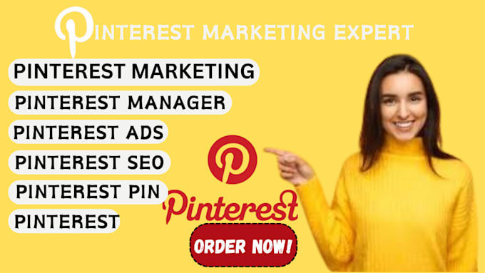 Gig Preview - Be your SEO and ads pinterest marketing manager using pin and board