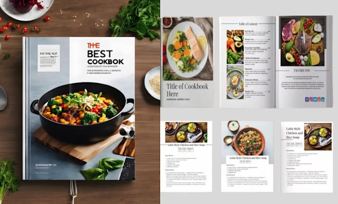 Gig Preview - Write cookbook recipes book, cookbook formatting,   cookbook design, cookbook