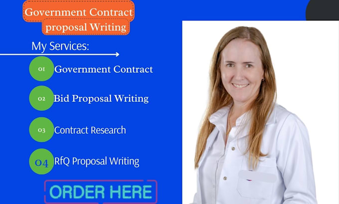 Gig Preview - Write winning government contract proposals, rfps, rfqs, and bids