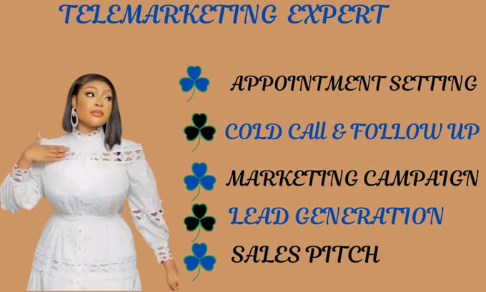 Gig Preview - Be your sales agent, telemarketing expert, sales closer and sales representative