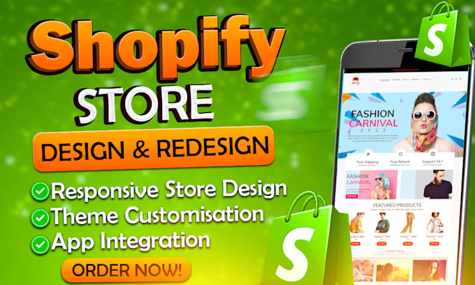 Bestseller - design custom shopify website responsive and professional ecommerce store