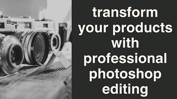 Bestseller - transform your products with professional photoshop editing