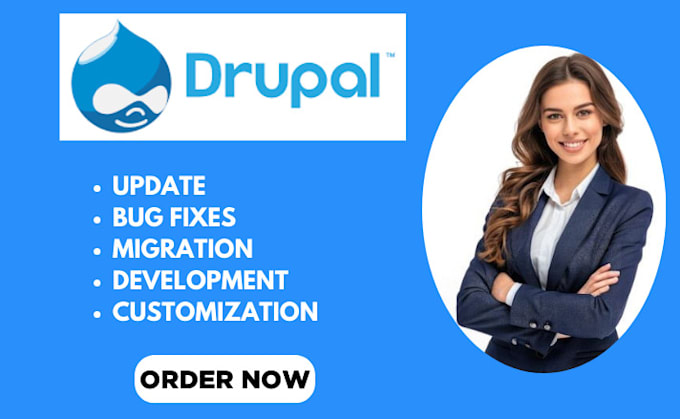 Gig Preview - Develop,fix,update or upgrade your drupal website