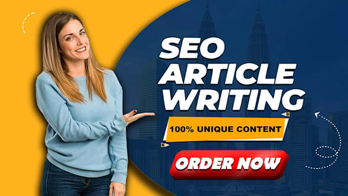 Bestseller - do SEO article writing, blog post writing or content writing