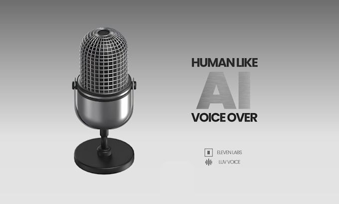 Gig Preview - Create human like ai voice over text to speech