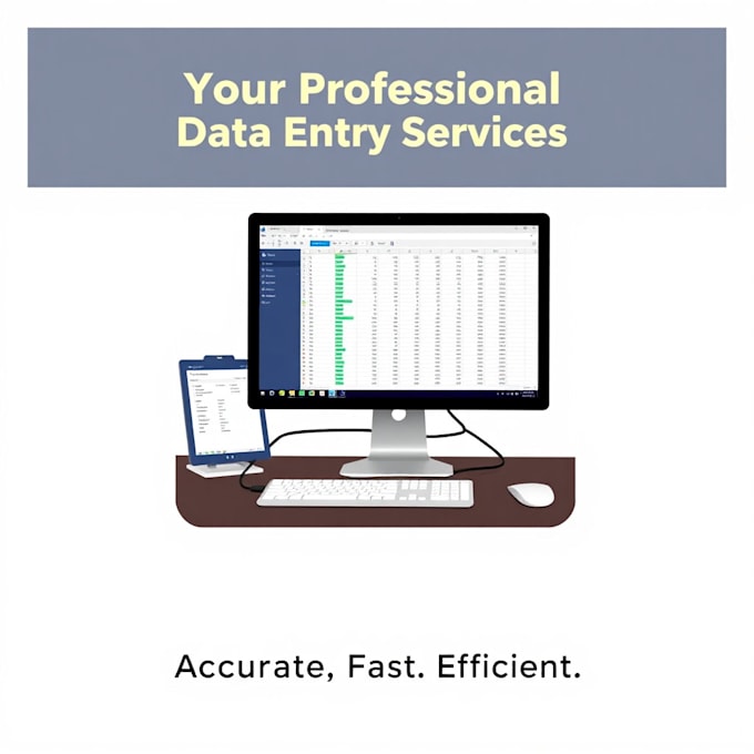 Gig Preview - Provide data entry, microsoft office services