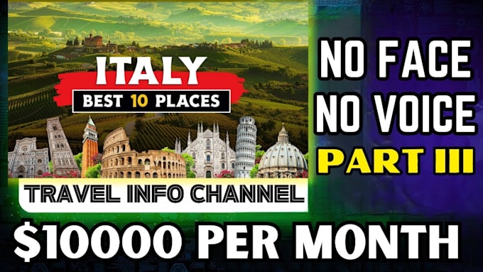 Bestseller - do faceless youtube videos for top 10 luxury travel