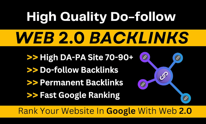 Gig Preview - Create high quality dofollow web 2 0 backlinks for SEO success