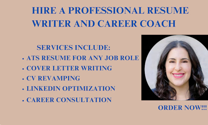 Gig Preview - Do professional ats resume, CV writing, cover letter and linkedin optimization